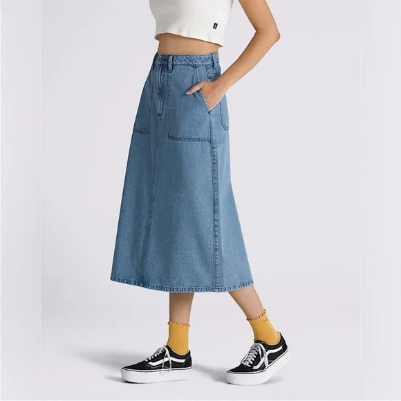 Vans Union denim cargo skirt - Picture 1 of 6